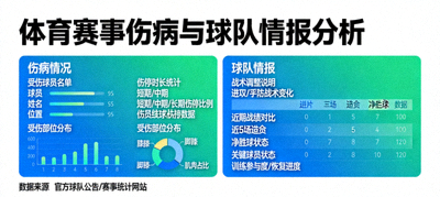 体育赛事伤病情况与球队情报分析
