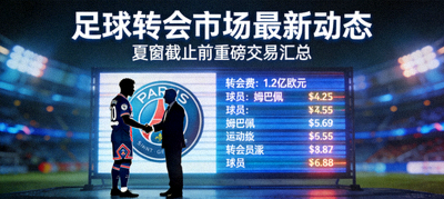 足球转会市场最新新闻报道配图